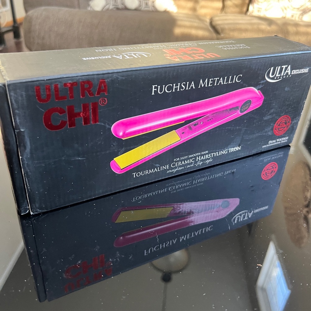 Ulta Beauty Fuchsia Metallic Hair Styling Iron